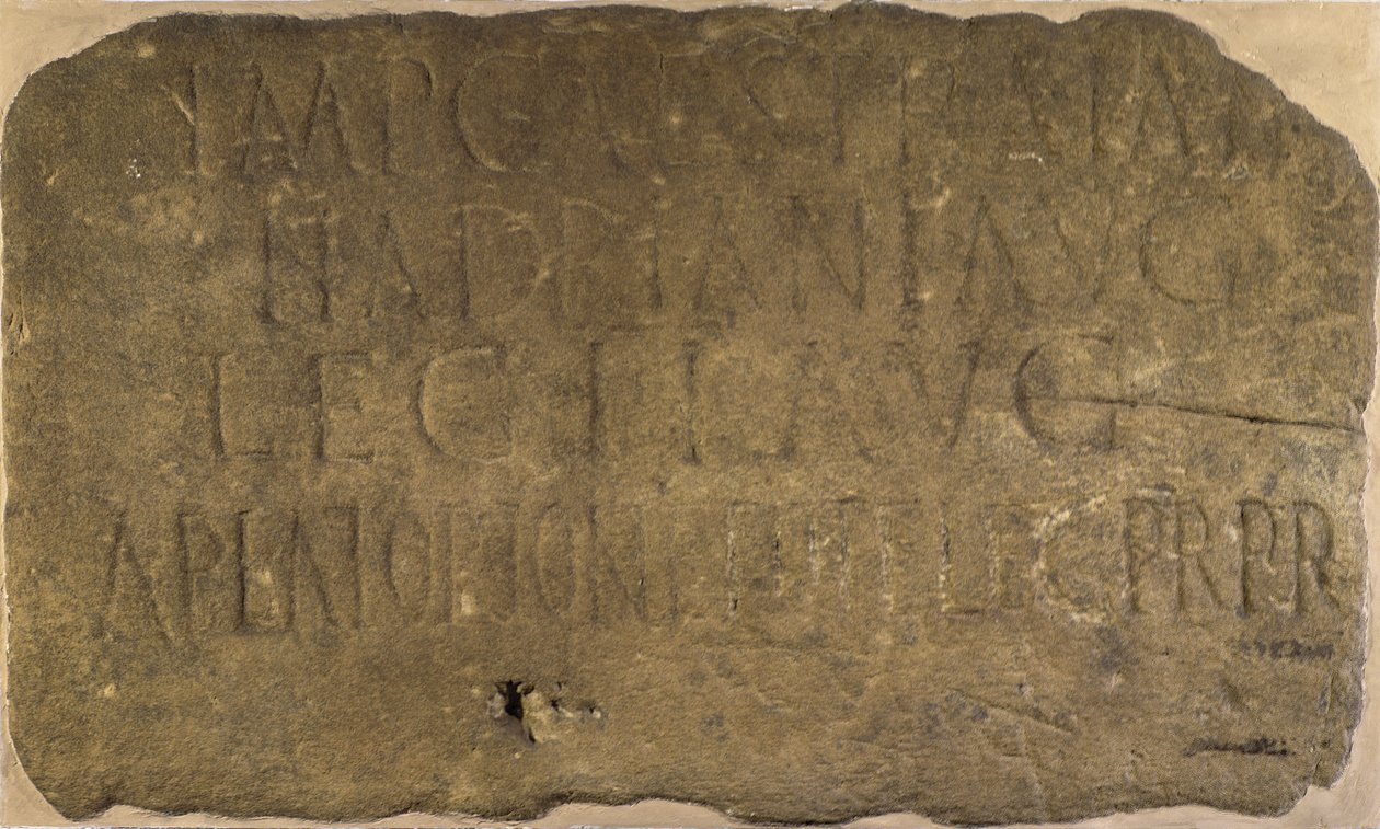 Inscription du milecastle 38 sur le mur d