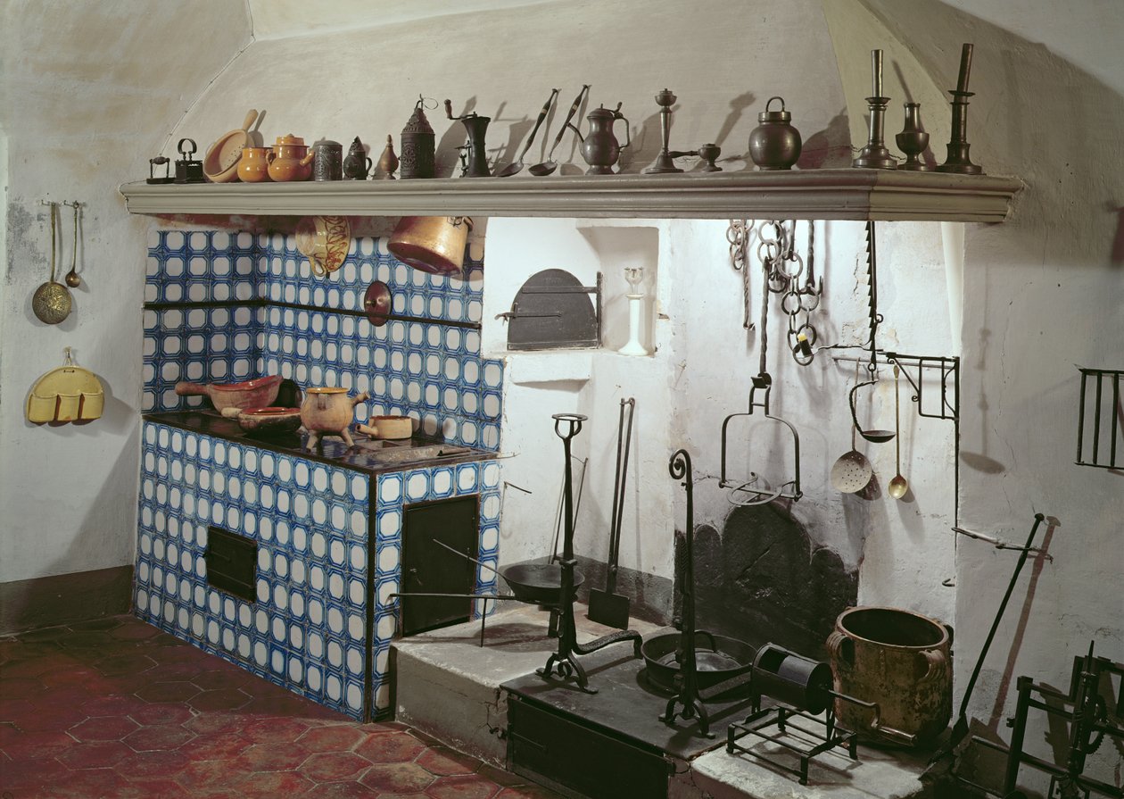 Intérieur de la cuisine de l