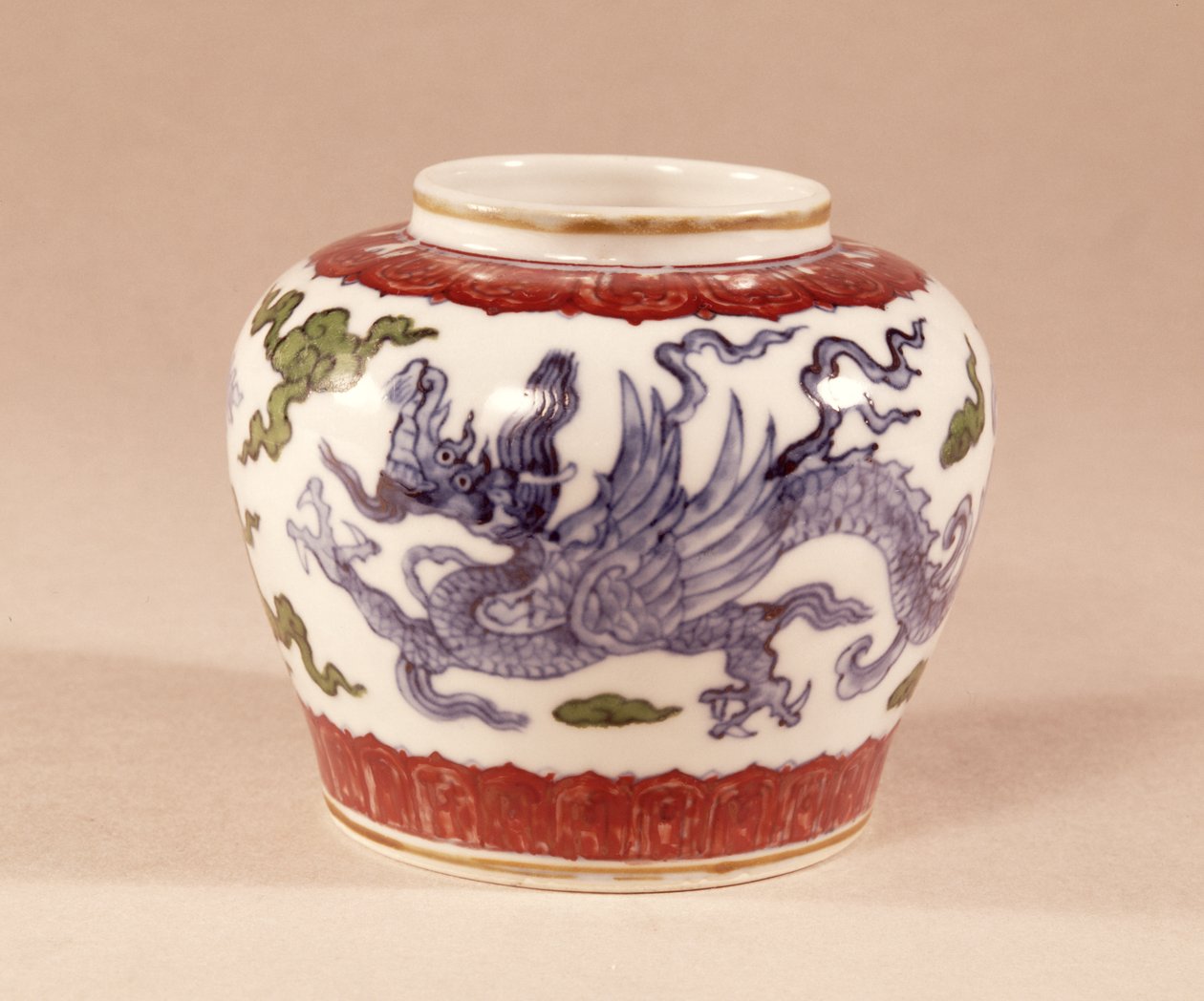 Pot, fin du XVe siècle avec décoration tou tsai (couleur contrastante) - Unbekannt Unbekannt