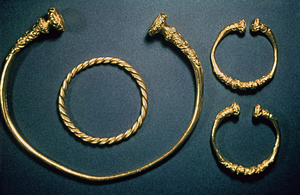 Collier et bracelets de Waldalgesheim, milieu du 4e siècle - Unbekannt Unbekannt