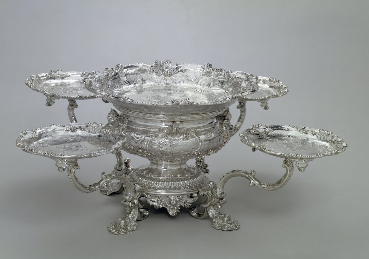 Centre de table Newdegate par Paul de Lamerie, 1743 - Unbekannt Unbekannt