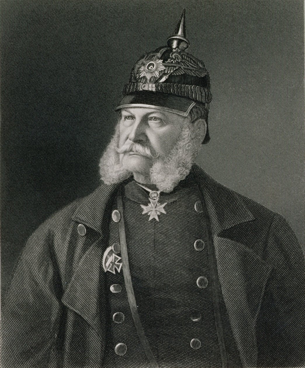 Portrait de Guillaume Ier (1797-1888) Roi de Prusse et Empereur d