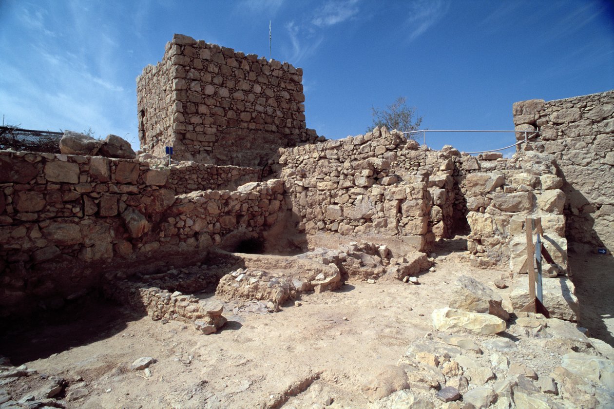 Vestiges du palais forteresse, construit par Hérode le Grand (73-4 av. J.-C.) vers 37-31 av. J.-C. - Unbekannt Unbekannt