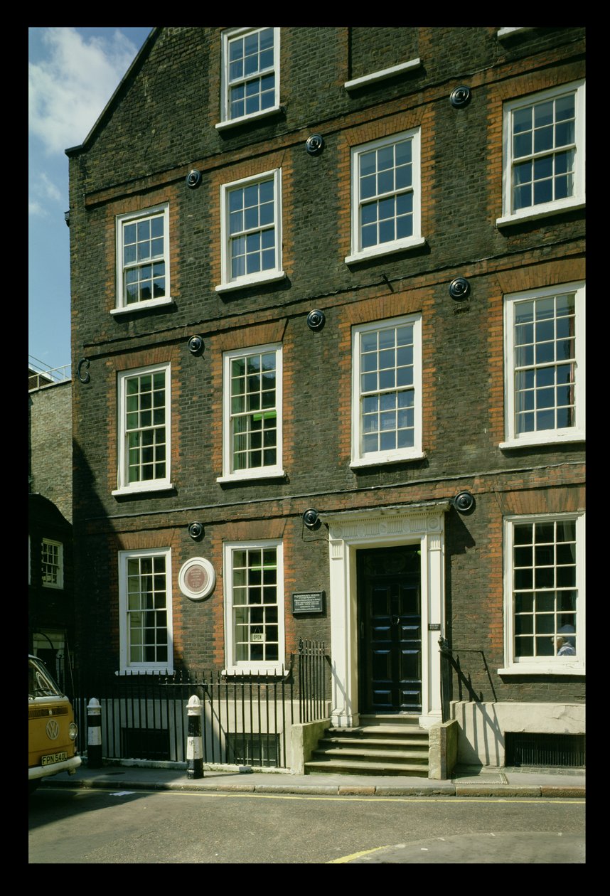 Maison de Samuel Johnson, City de Londres, construite en 1700 - Unbekannt Unbekannt