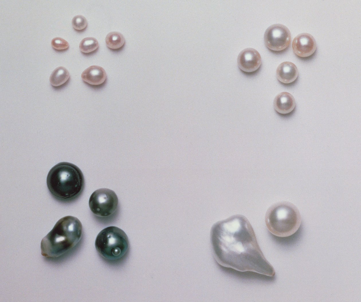 Sélection de perles de culture de formes différentes - Unbekannt Unbekannt
