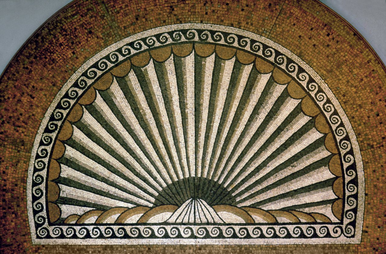Mosaïque de coquillages, Insula II Bâtiment I 130-150 après J.-C. - Unbekannt Unbekannt