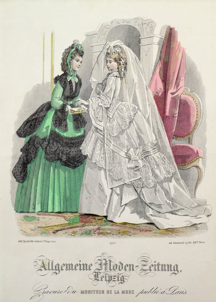 La Mariée, modes allemandes de Leipzig de Moniteur de la Mode - Unbekannt Unbekannt