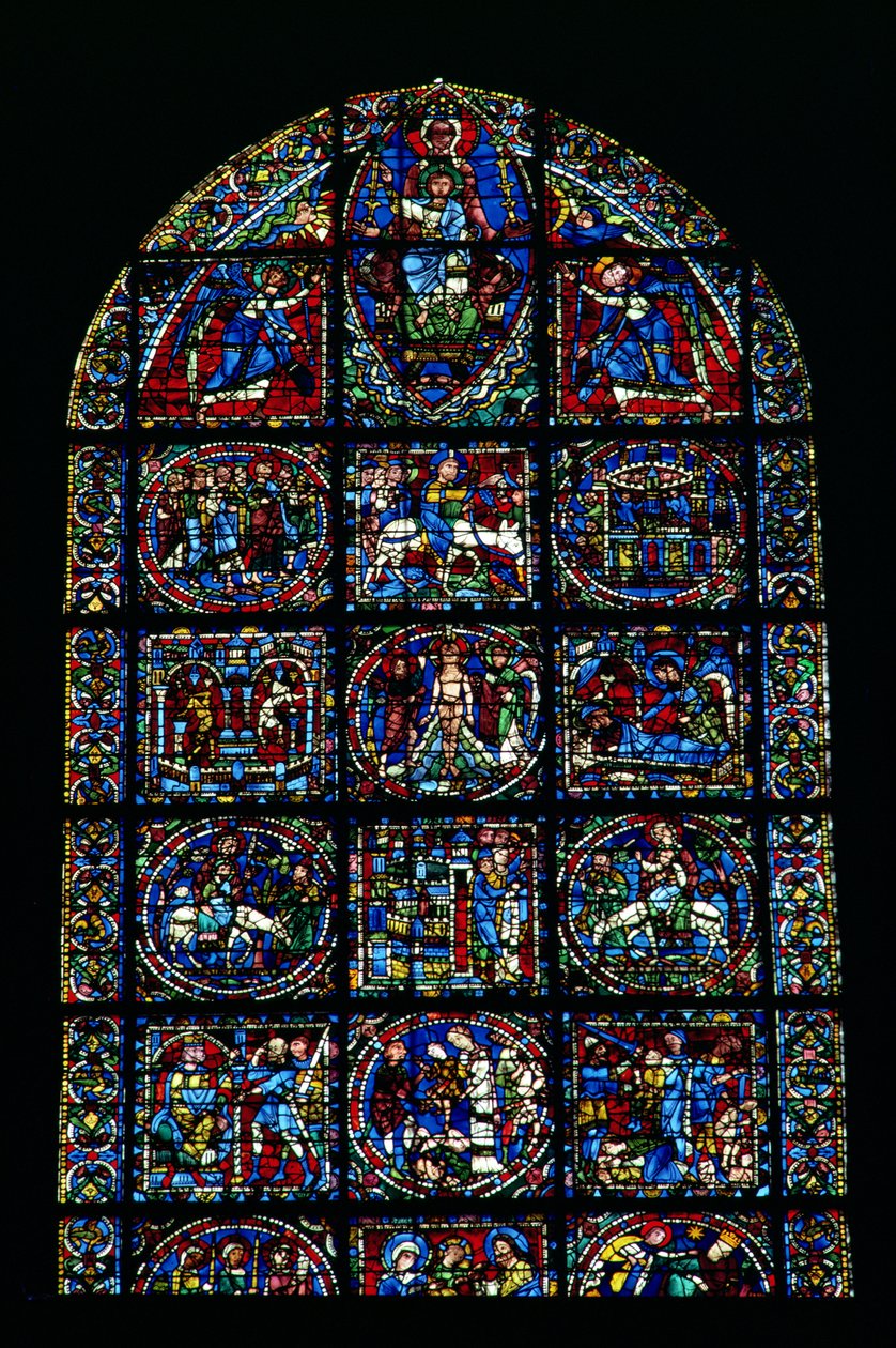 La Vie du Christ, Cycle du Nouveau Testament (moitié supérieure de la fenêtre) - Unbekannt Unbekannt