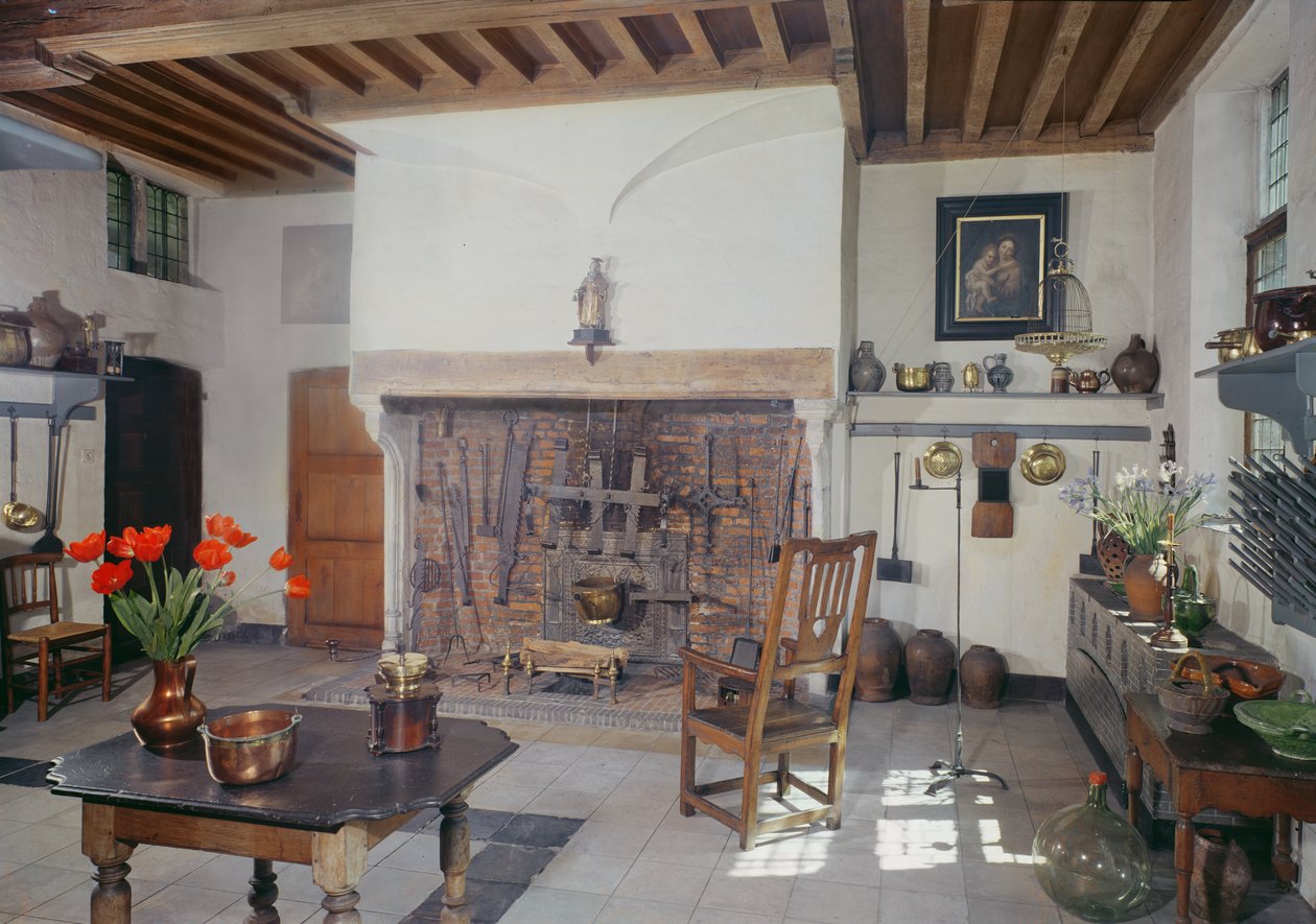 Vue de la cuisine dans la maison de l