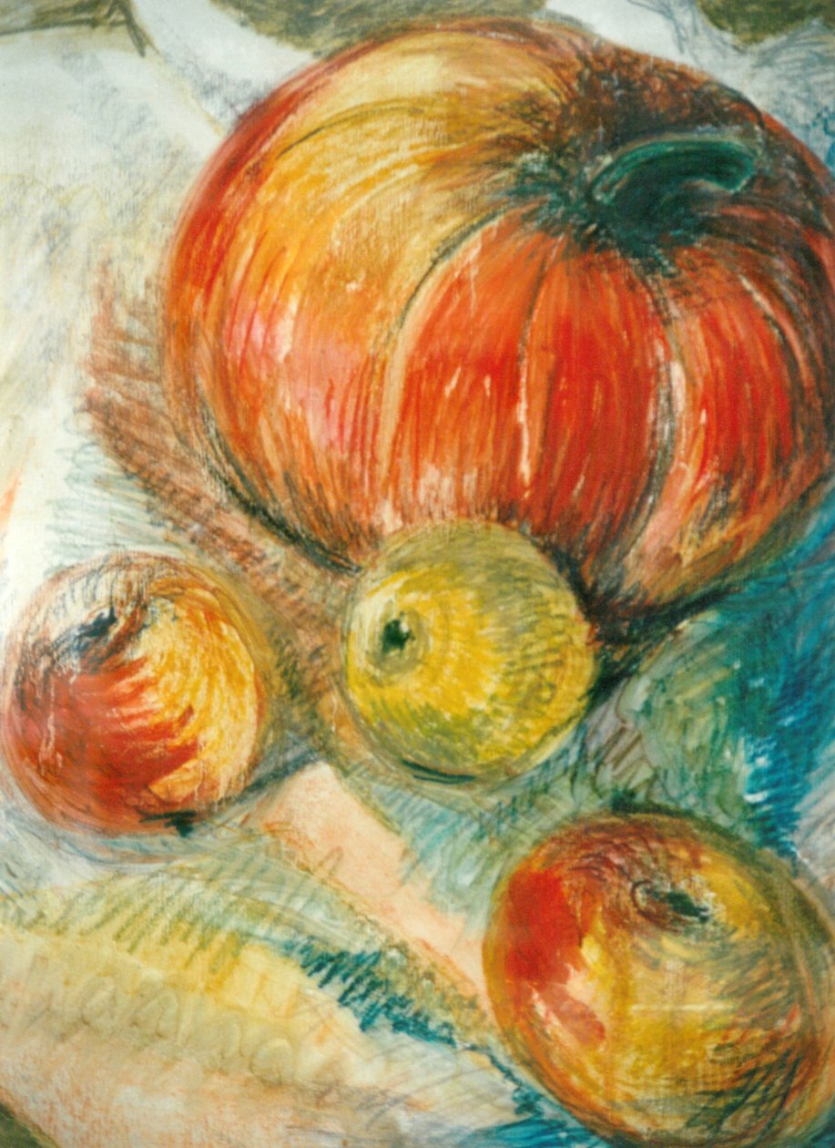 Citrouille avec pommes - Unbekannt Unbekannt