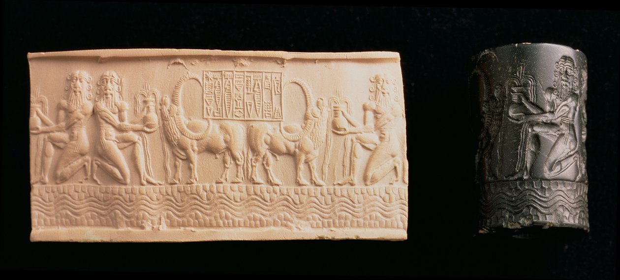 00326 Sceau-cylindre de Shar-kali-sharri, roi d