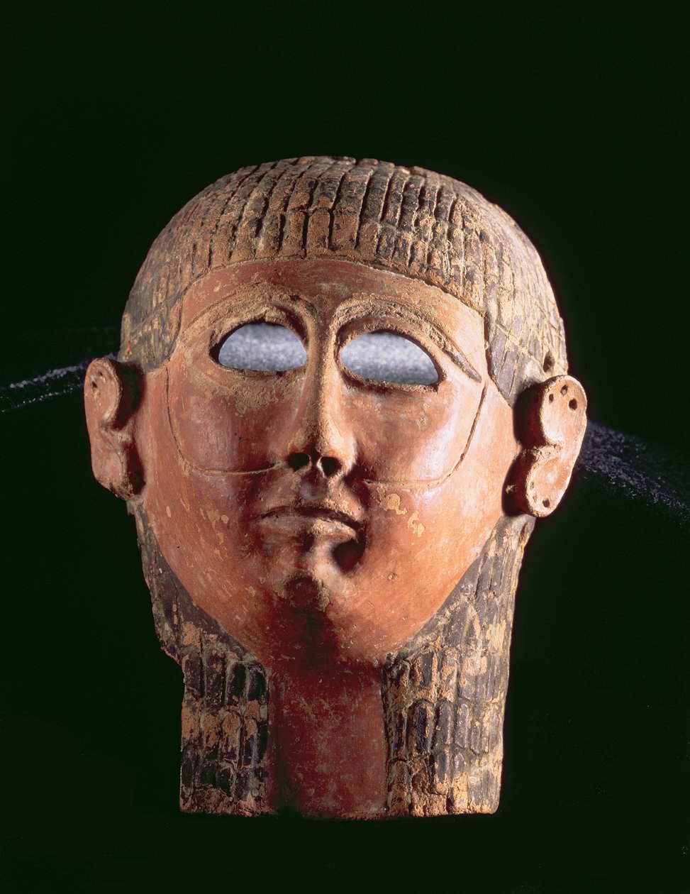 Masque barbu, de Carthage, Tunisie, Phénicien, 4ème siècle av. J.-C. - Unbekannt