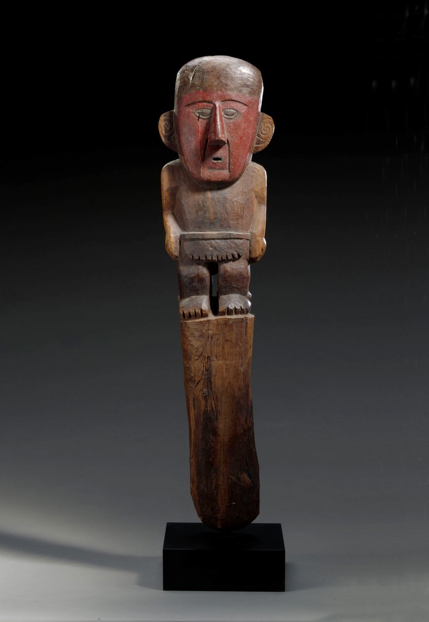 Un marqueur figuratif en bois Chimu, c.1100-1400 - Unbekannt