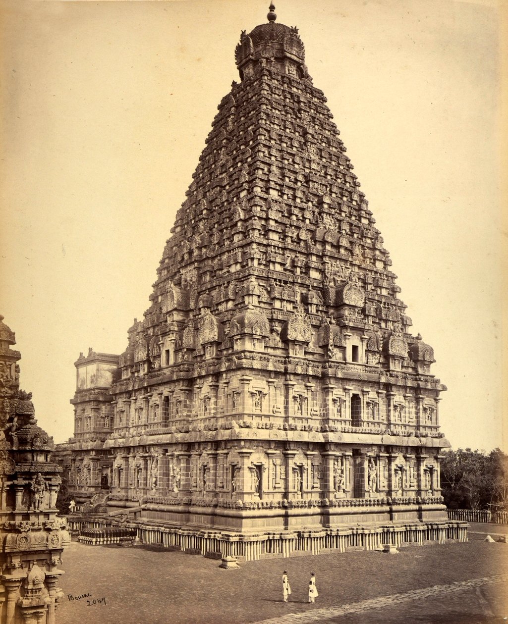 Une grande pagode en Inde - Unbekannter Künstler