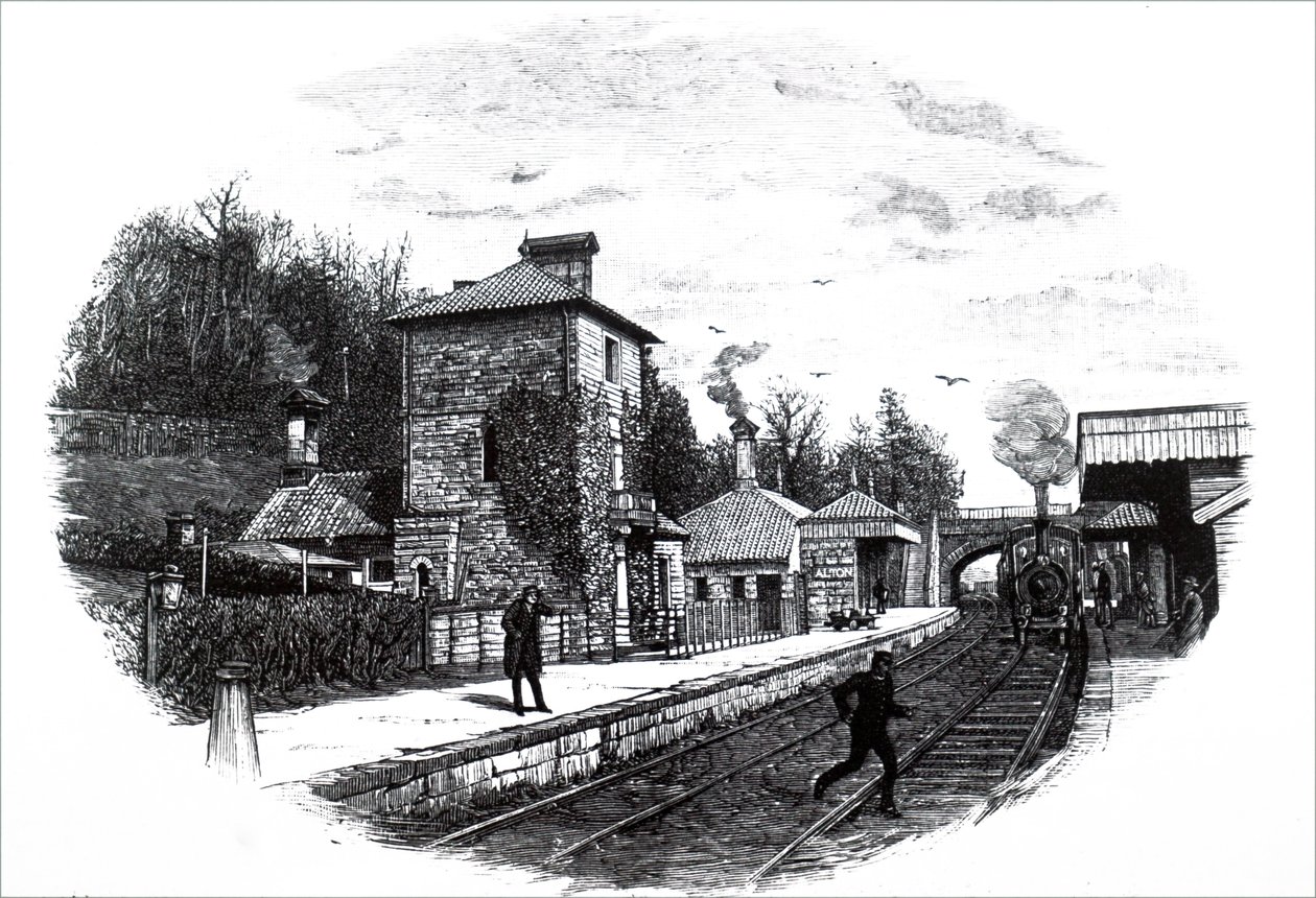 Vue de la gare de North Staffordshire - Unbekannt