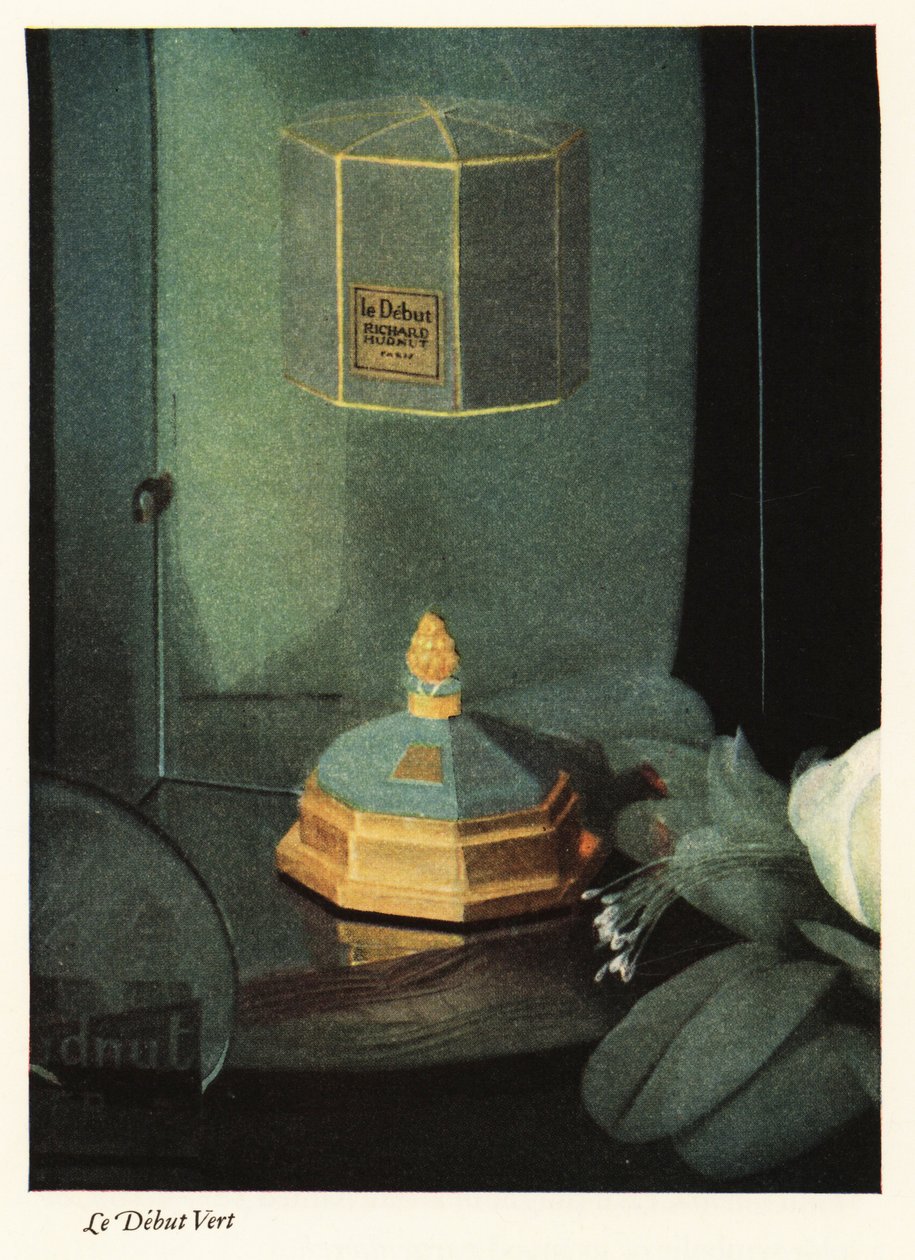 Publicité pour le parfum de Richard Hudnut, Parfum Le Début Vert - Unbekannter Künstler