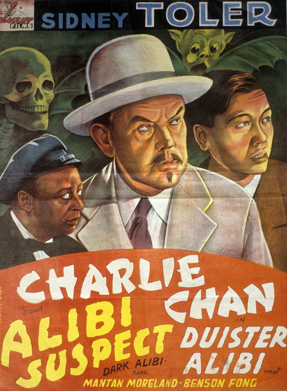 Affiche du film Charlie Chan: Alibi suspect (Dark Alibi) avec Sidney Toler - Unbekannt