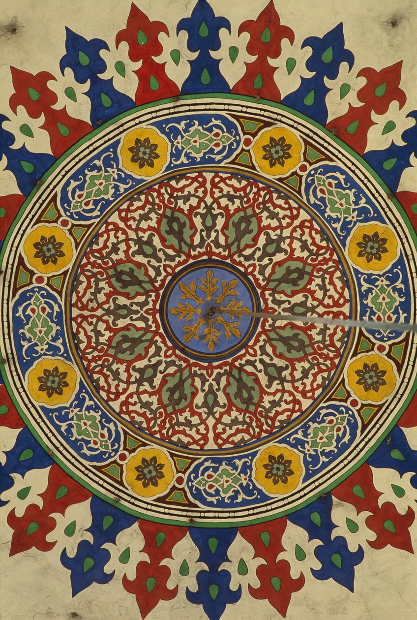 Madrasa Al-Adiliyah, coupole, décoration (photo) - Hippolyte Lalaise Devéria