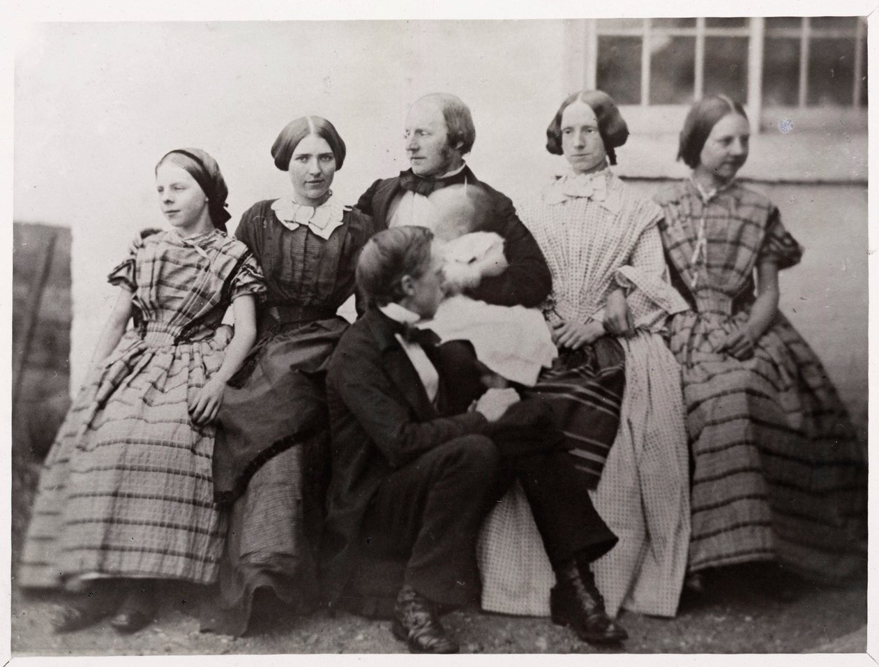 Alexander Parkes, inventeur et chimiste anglais, avec sa famille, vers 1870 - Unbekannt