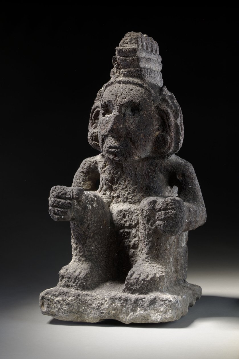 Figure en pierre aztèque de Macuilxochitl, c.1200-1521 - Unbekannt