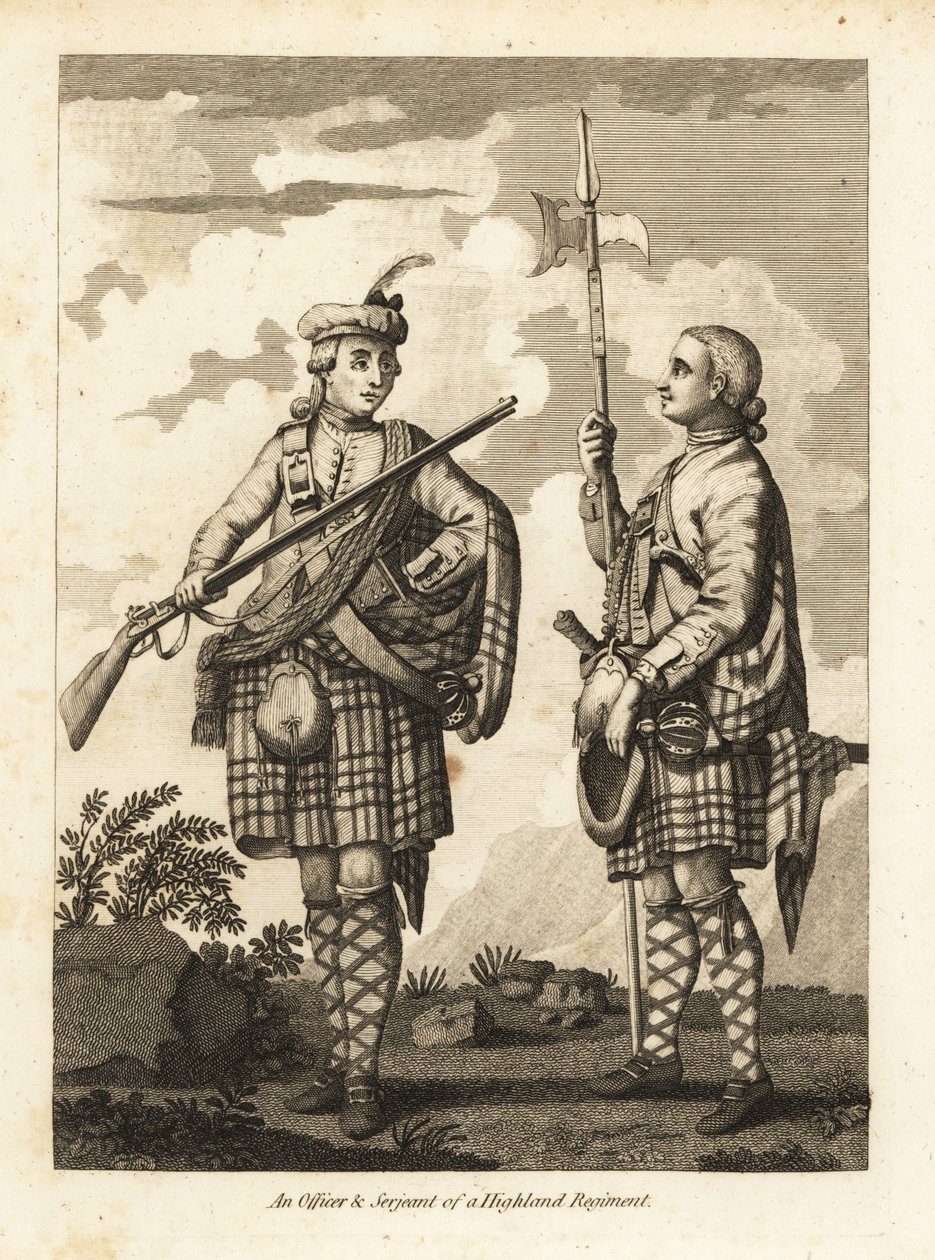 Un officier et un sergent d