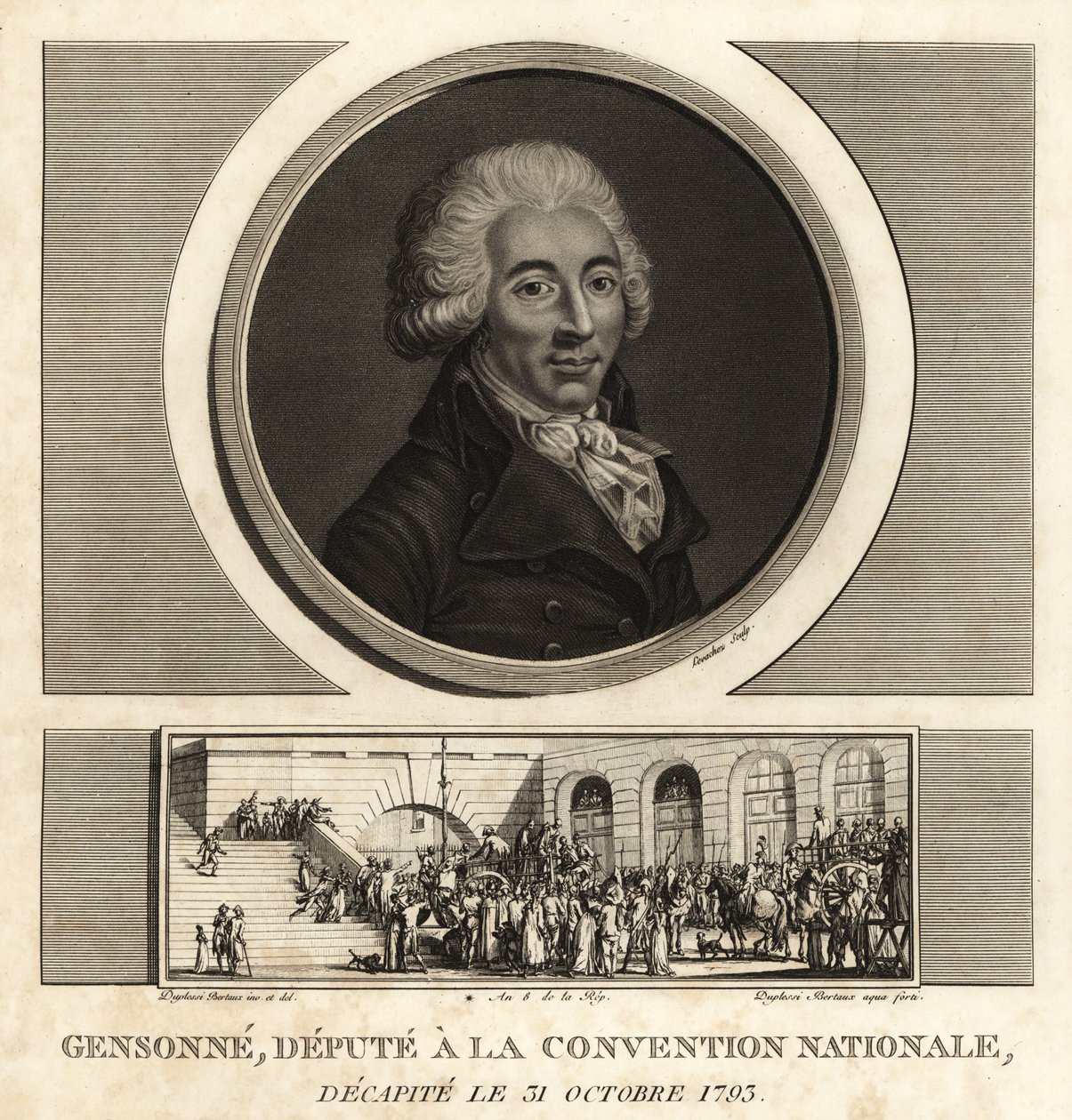 Armand Gensonné (1758-1793), homme politique français et député de la Convention - Unbekannt