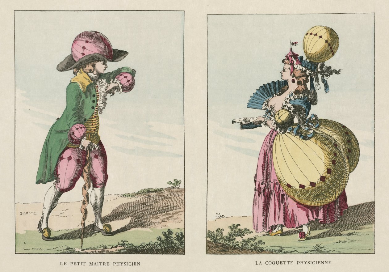 Costumes inspirés des ballons, fin du XVIIIe siècle - Unbekannt