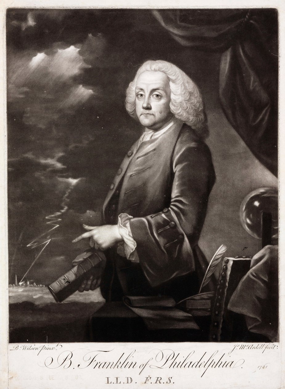 Benjamin Franklin, théoricien américain de l