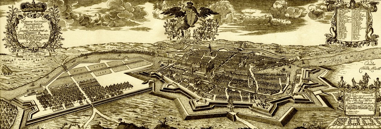 Berlin et ses environs à la fin du XVIIe siècle - Unbekannter Künstler