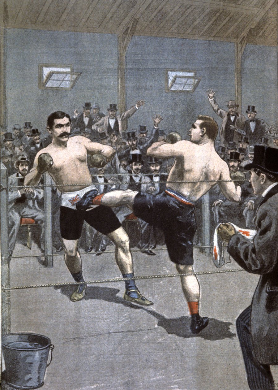 Match de boxe à Paris - Unbekannter Künstler