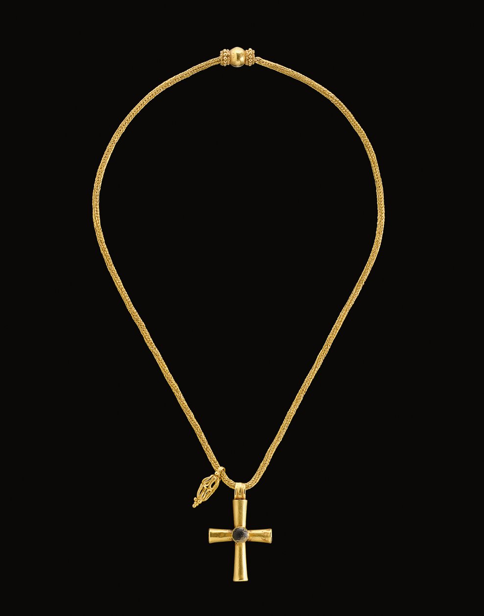 Croix en or et verre byzantine, c.5e-7e siècle - Unbekannt