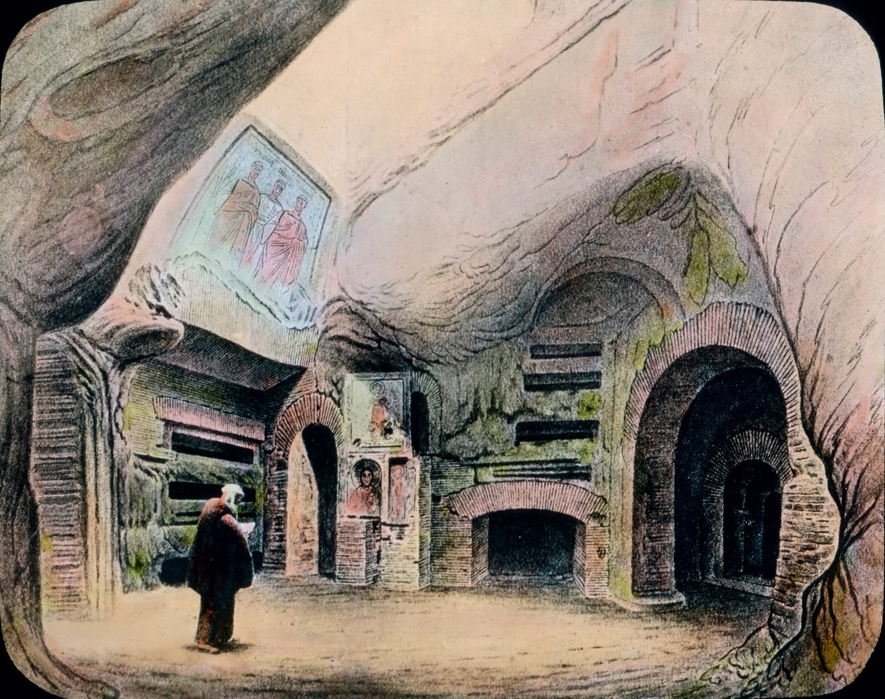 Catacombe de Sainte Cécile - Unbekannter Künstler