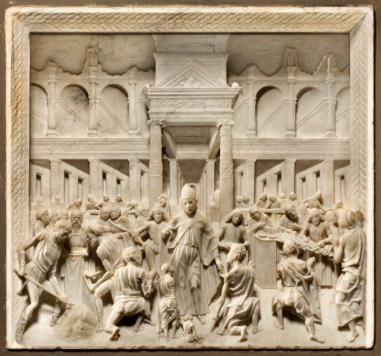 Nef centrale, Sant