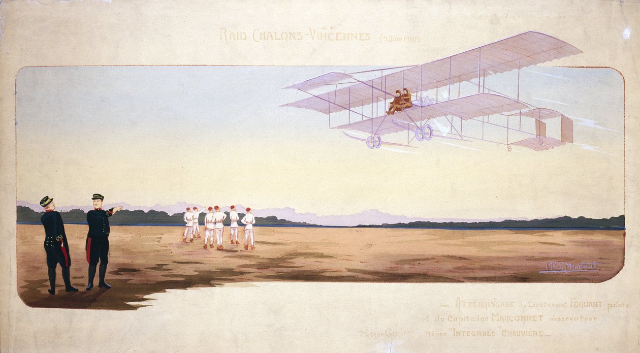 Course aérienne Chalons-Vincennes, France, 9 juin 1910 - Unbekannt