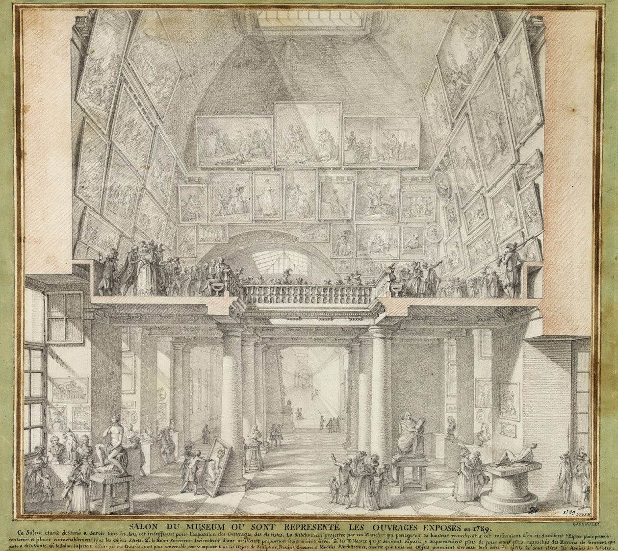 Charles de Wailly - Salon de Paris, 1789 lpdp 82552-1 - Unbekannter Künstler