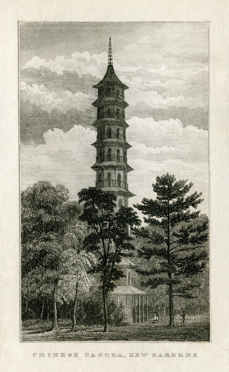 Pagode chinoise, Jardins de Kew - Unbekannt