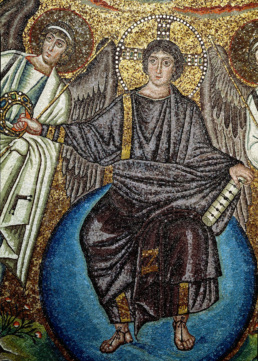 Christ et anges, détail au-dessus de l
