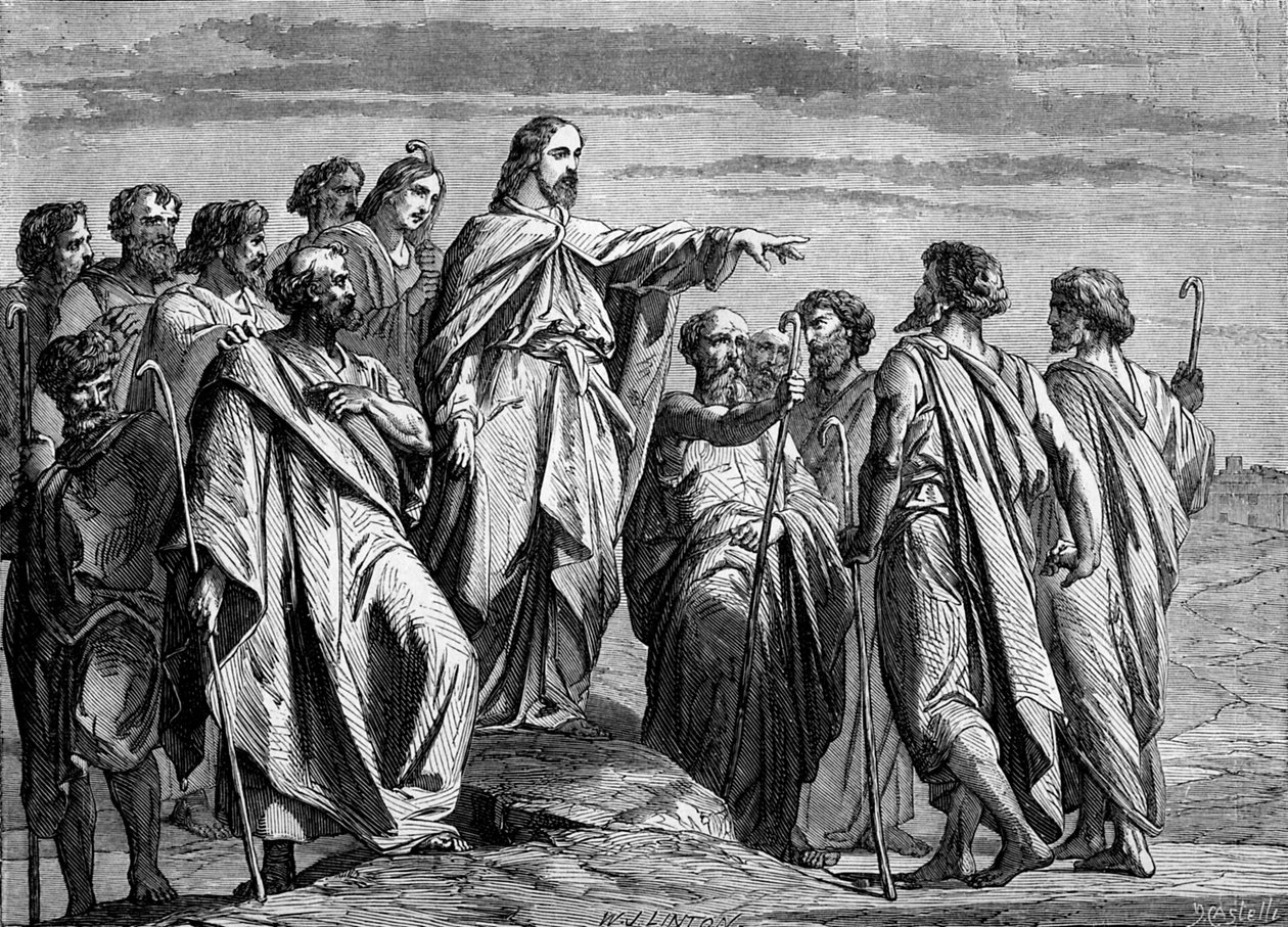 Christ envoyant les apôtres - Bible - Unbekannter Künstler
