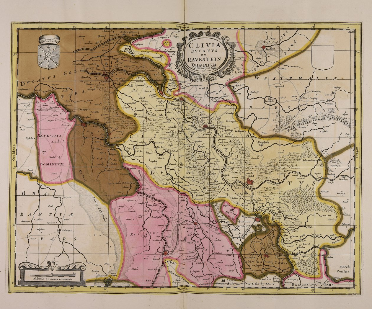 Cliuia ducatus et Rauestein dominium - Unbekannter Künstler
