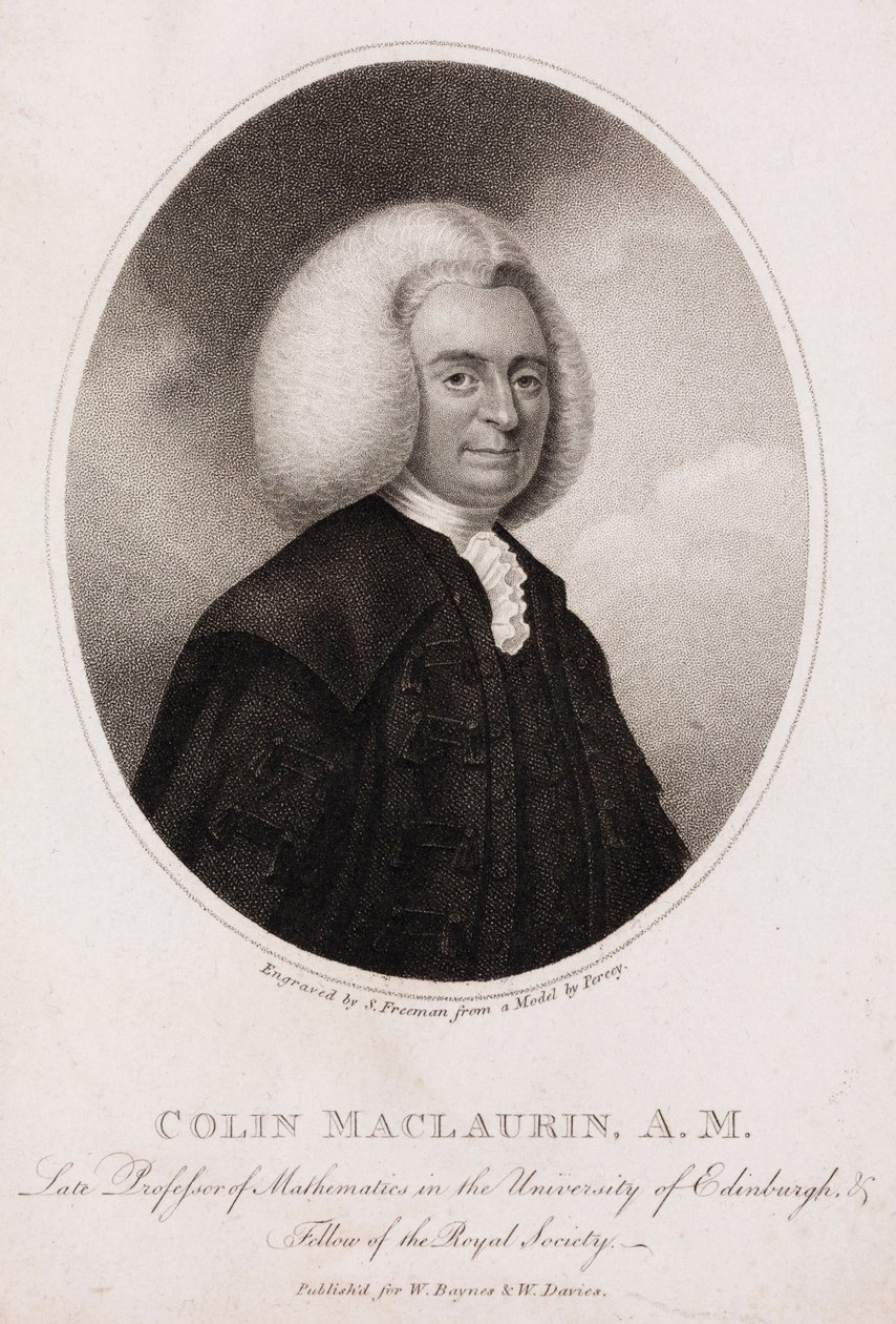 Colin MacLaurin, mathématicien et physicien écossais, vers 1740 - Unbekannt