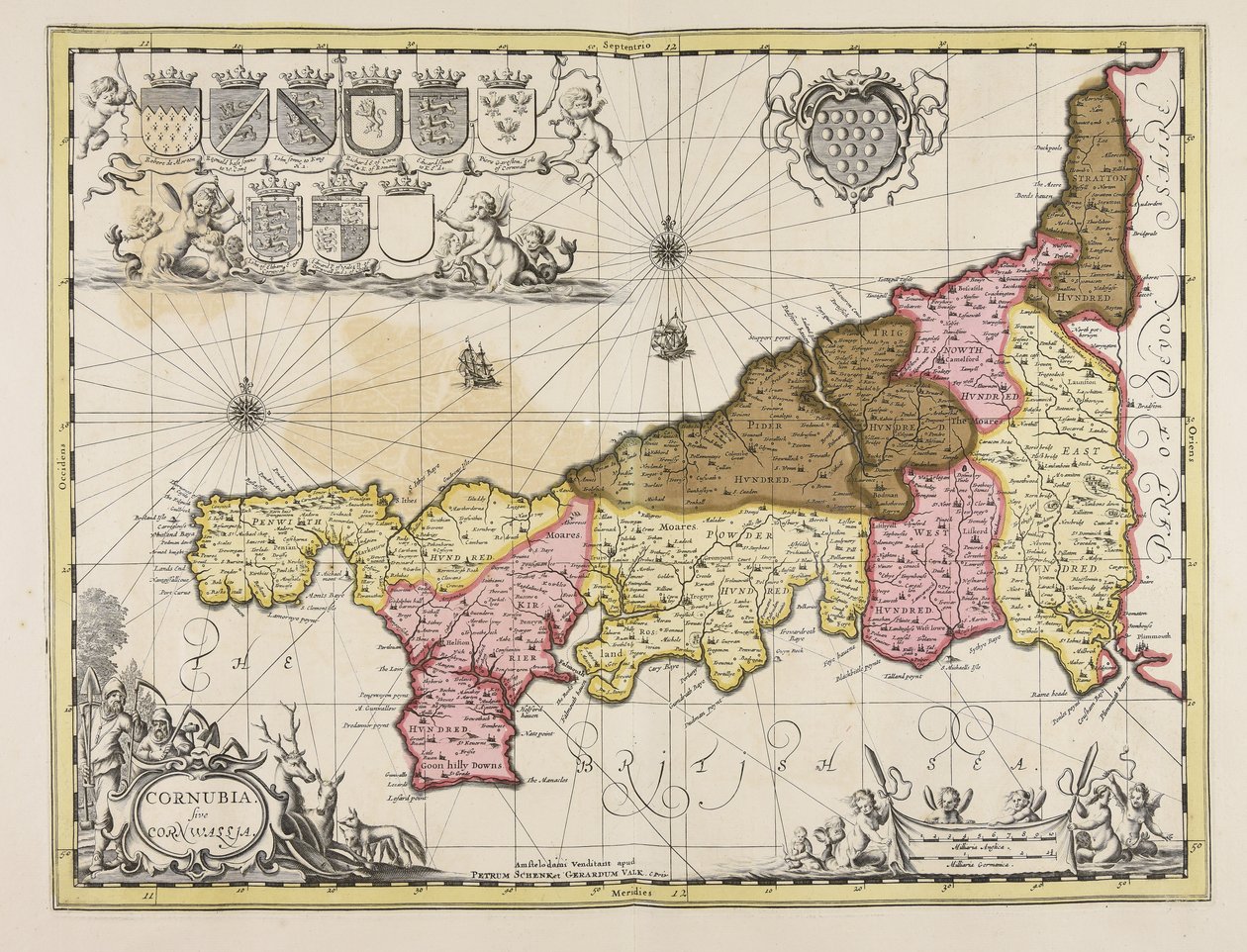 Cornubia sive Cornwallia - Unbekannter Künstler