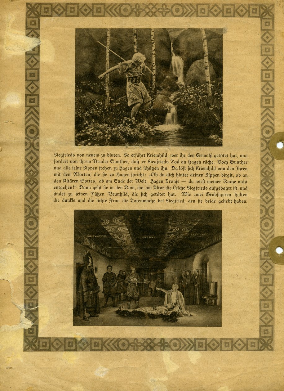 DIE NIBELUNGEN 1924-SYNOPSIS (La mort de Siegfried)-08 - Unknown