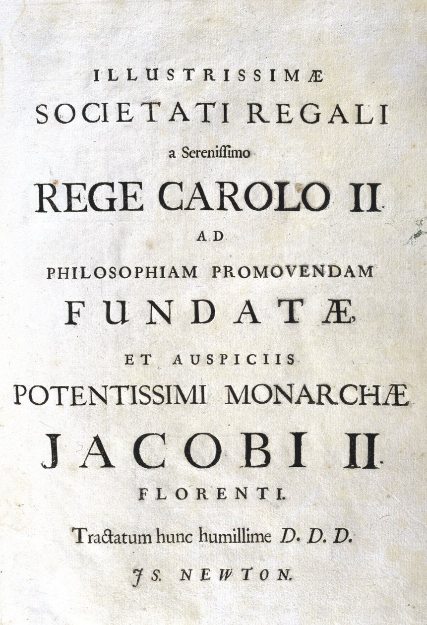 Page de dédicace des 