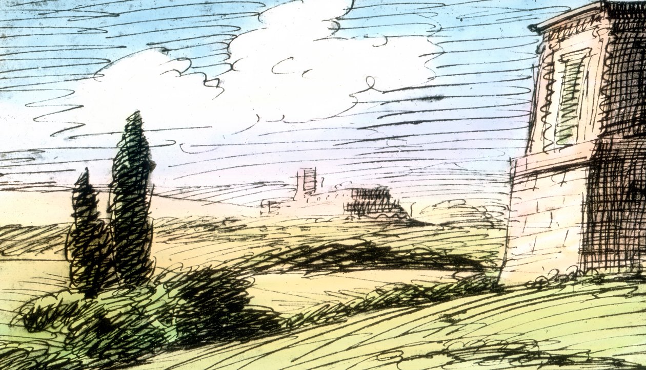 Dessin de Goethe - Unbekannter Künstler