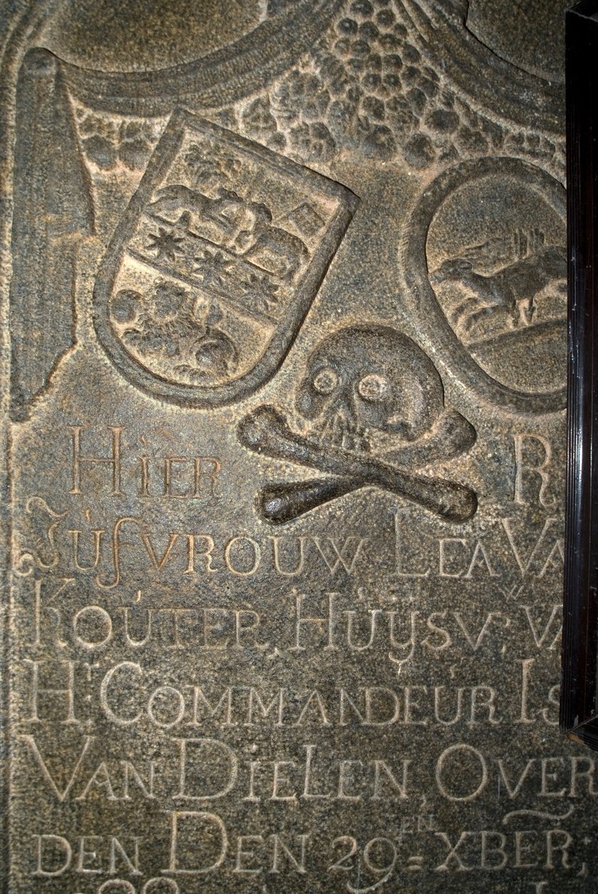 Pierre tombale néerlandaise dans l