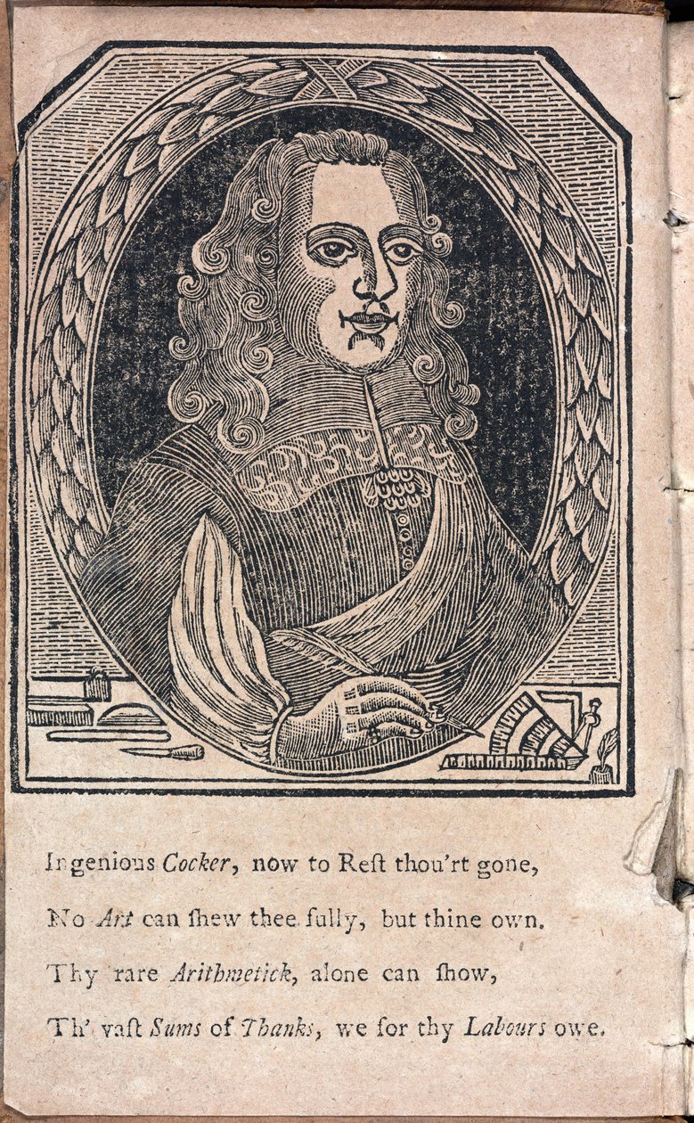 Edward Cocker, mathématicien et graveur anglais - Unbekannt