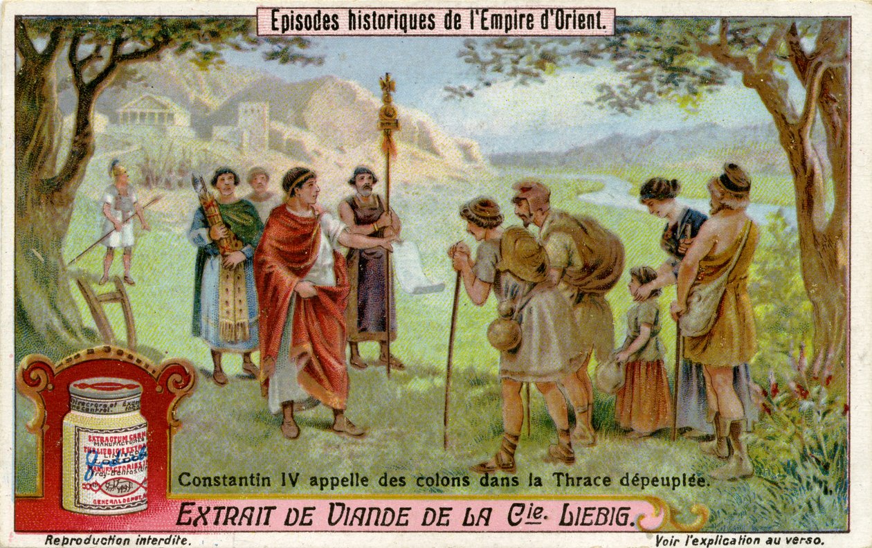 Empereur Constantin IV et colons - Unbekannt