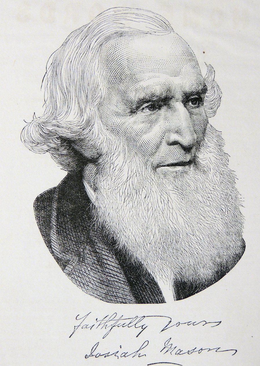 Gravure de Josiah Mason - Unbekannter Künstler
