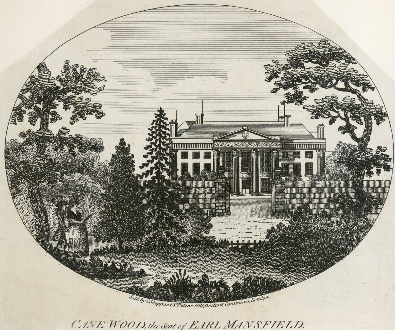 Gravure de Kenwood House - Unbekannter Künstler
