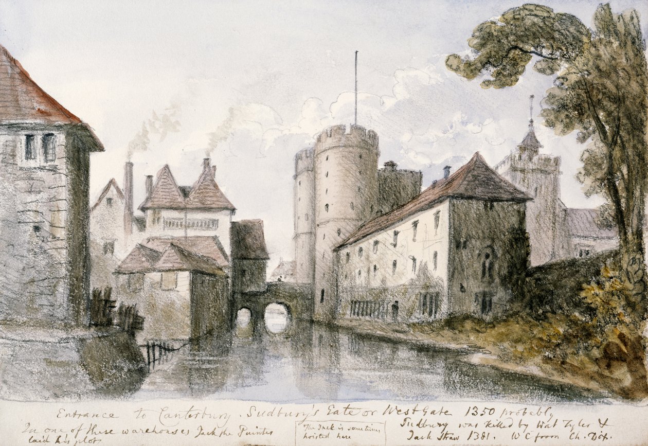 Entrée à Canterbury - Unbekannter Künstler